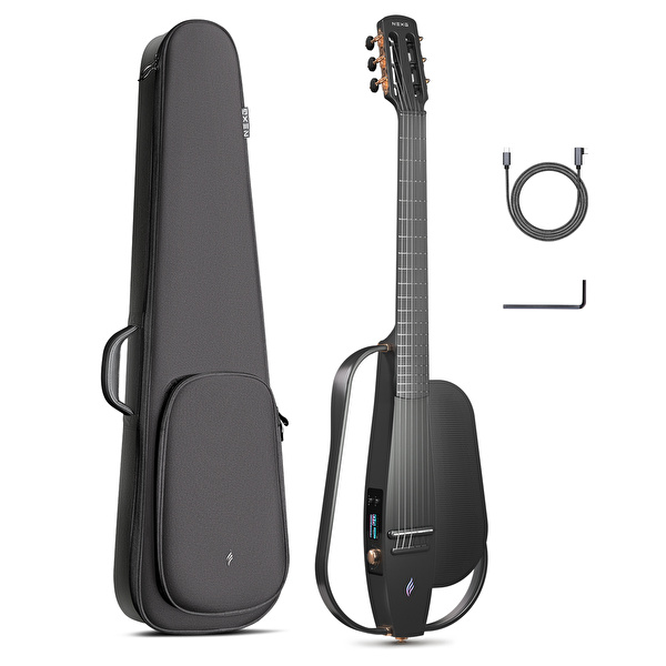 Enya NEXG 2N CL BK Siyah Renk Elektro Klasik Gitar
